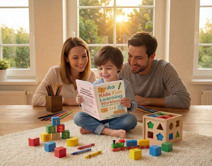 Kids Fun Learning Workbook-Learn & Play Educational Activities